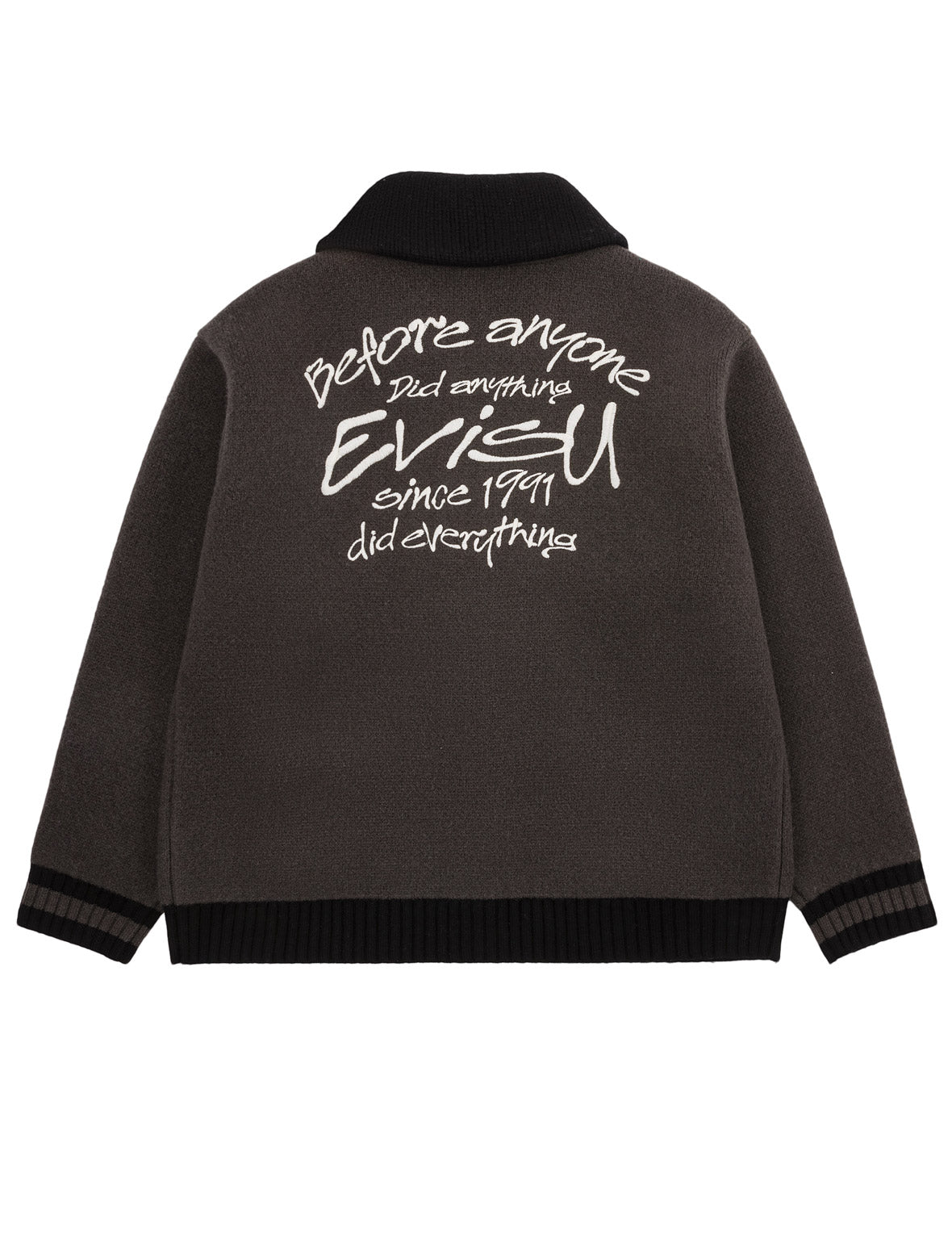 Before Anyone Did Anything Knit Zip Jacket